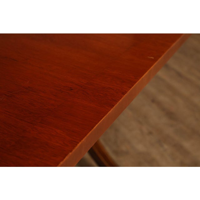 Federal Style Double Pedestal Mahogany Dining Table For Sale - Image 11 of 18