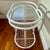 1960s Mid Century Brown Jordan Style White Patio Bar Cart For Sale - Image 11 of 12