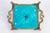 Gilded Bronze and Turquoise Enameled Earthenware Inkstand by Theodore Deck For Sale - Image 9 of 10