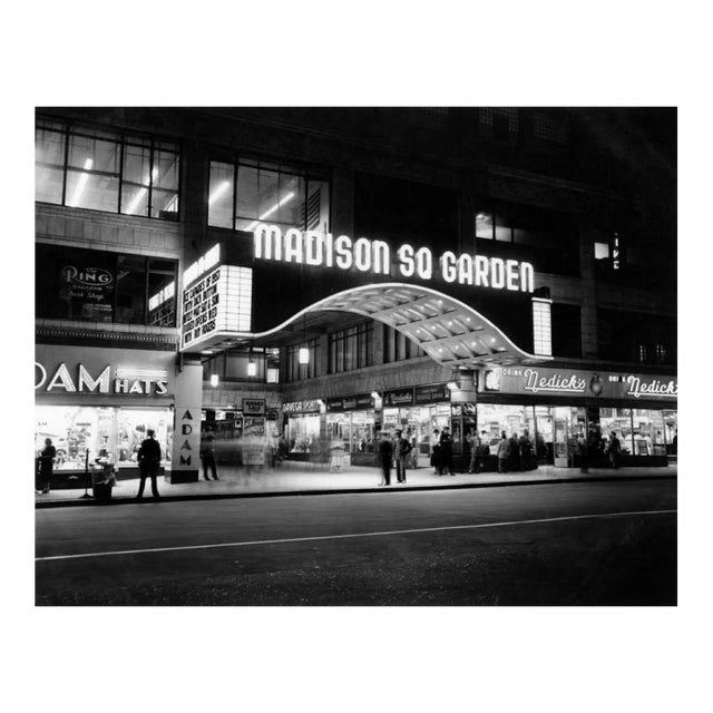 Madison Square Garden, 1953, Silver Gelatin Fibre Print, Oversized For Sale