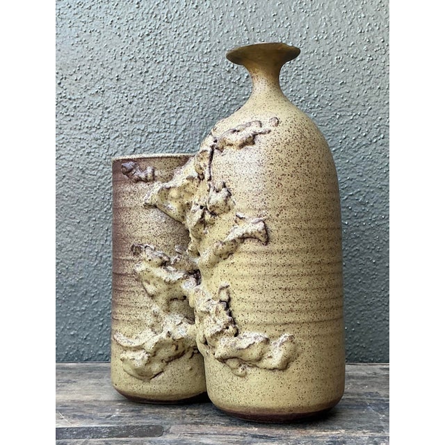 Vintage Original Studio Pottery Vase For Sale - Image 12 of 12