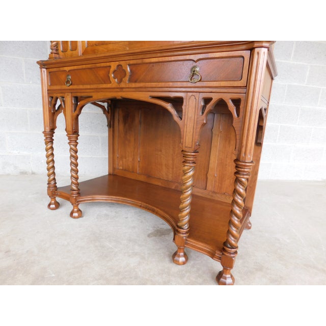 Features Quality Solid Construction, 2 Door, with Fold Down Writing Area, Pivot Door with Holding Shelf - Approx 70 years...