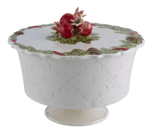 Bordallo Pinheiro Christmas Garland Low Candy Box