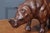 Mid-Century Cow Leather Rhino Sculpture, 1950 For Sale - Image 15 of 16
