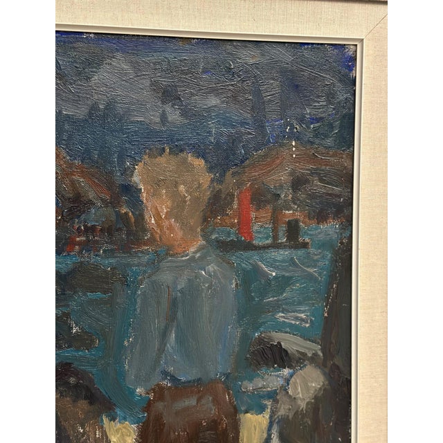 Svan Grandin, Figure, 1960s, Oil Painting on Canvas, Framed For Sale - Image 18 of 18