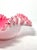 1940s 1940s Vintage Fenton “Peach Crest” Pink & Milk Glass Ruffled Crimped Bowl For Sale - Image 5 of 7