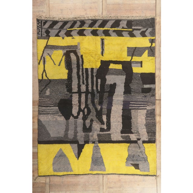 Contemporary Beni Mrirt Moroccan Rug, 08'11 X 11'10 For Sale - Image 10 of 10