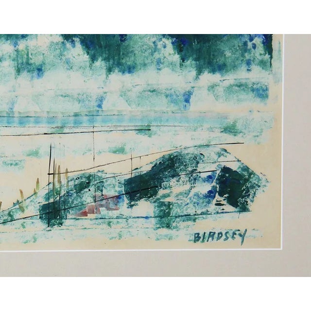 Traditional Sailboats in Bermuda Harbour Watercolour by Alfred Birdsey For Sale - Image 3 of 5