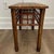 Wood Vintage Pencil Reed Bamboo Side Table For Sale - Image 7 of 18