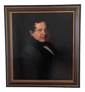 Portrait of a German Opera Tenor, 1840s, Oil Painting on Canvas, Framed