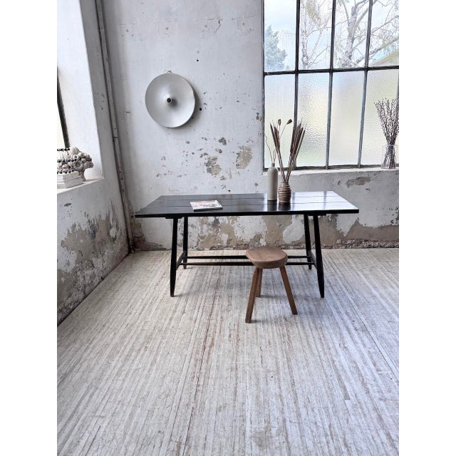 Dining Table with Black Patina from Tapiovaara, 1950s For Sale - Image 4 of 18