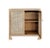 Handsome two door oak cabinet with cane doors and brass hardware. 30" W X 30" H X 18" D Cane has natural variations and...