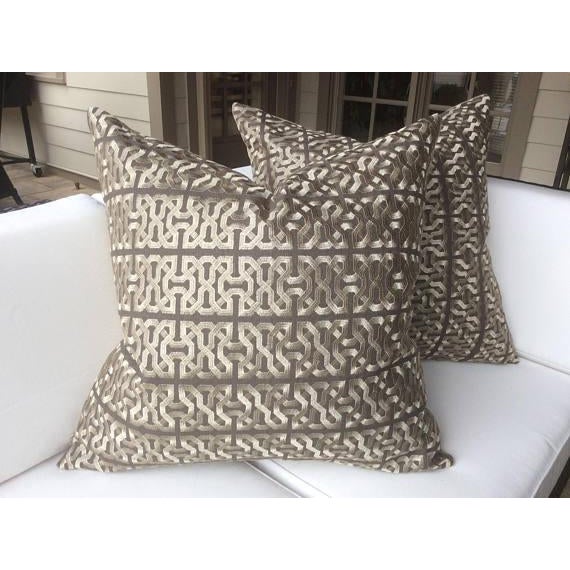Kravet Couture Barbara Barry Ceylon Key Pillows A Pair Chairish