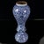 Stately tall Chinese Ginger Jar with domed matching lid. The entire surface is densely decorated with classic interlocking...