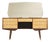 Vintage Italian Marino Vanity Lacquered Maple & Sycamore For Sale