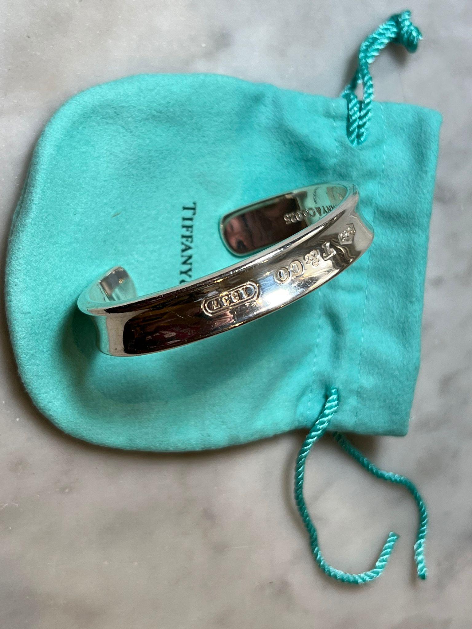 1990s Tiffany & Co Vintage Sterling Silver 1837 Bracelet 47.48g