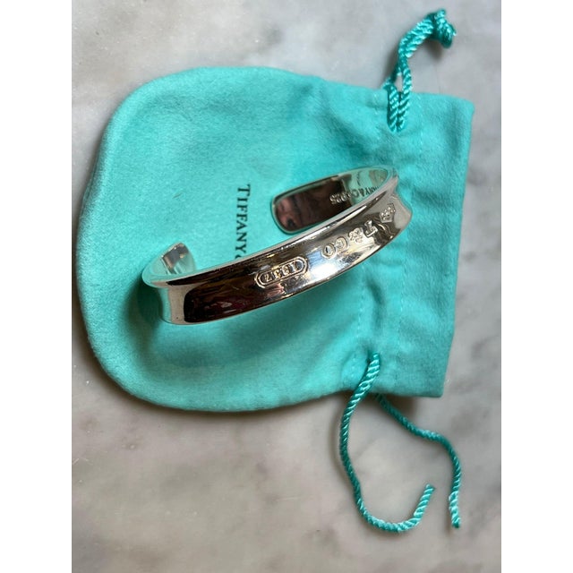 Silver 1990s Tiffany & Co Vintage Sterling Silver 1837 Bracelet 47.48g For Sale - Image 8 of 8