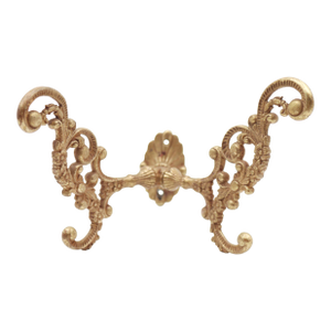 Antique Victorian Polished Brass Hall Tree Hook