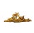 Sculpture Materials Mid-Century Modern Cherub Riding Dolphin Sculpture, Paul Manship Style, Gold, 46"w For Sale - Image 7 of 8