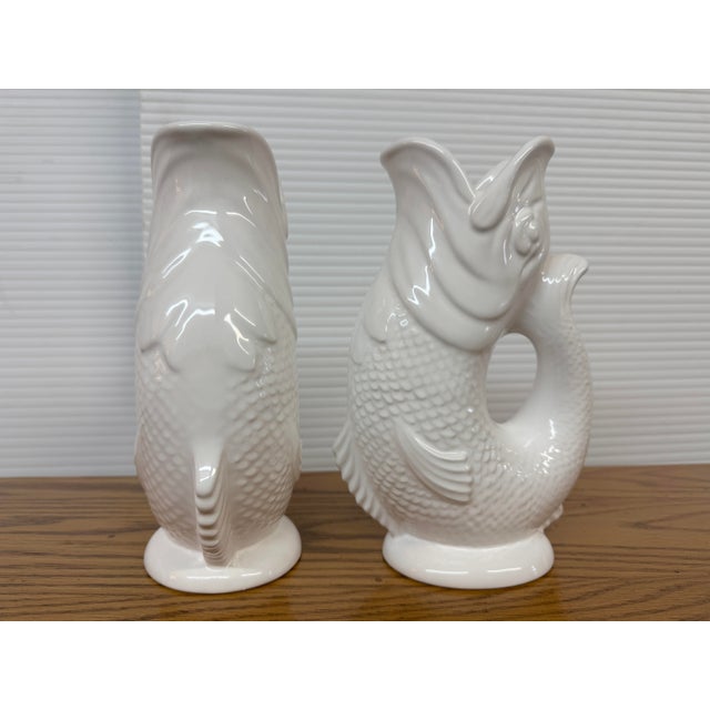 2020s Gluggle Fish-Shaped Jugs, Pair For Sale - Image 5 of 12