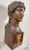 French Antique Carved Wood Head Young Woman Figure 18th Century French Greco-Roman Lady For Sale - Image 3 of 10