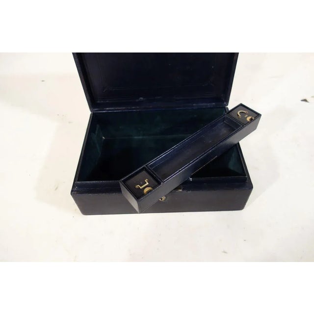1920s Leather Writing Case With Key from Milne Edinburgh, 1920s For Sale - Image 5 of 7