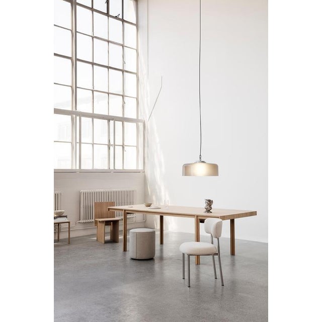 Cream Hanging Lamp by Franco Albini and Franca Helg for Astep For Sale - Image 8 of 9