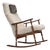 Vintage Danish Rocking Chair in Sheepskin, 1970s For Sale