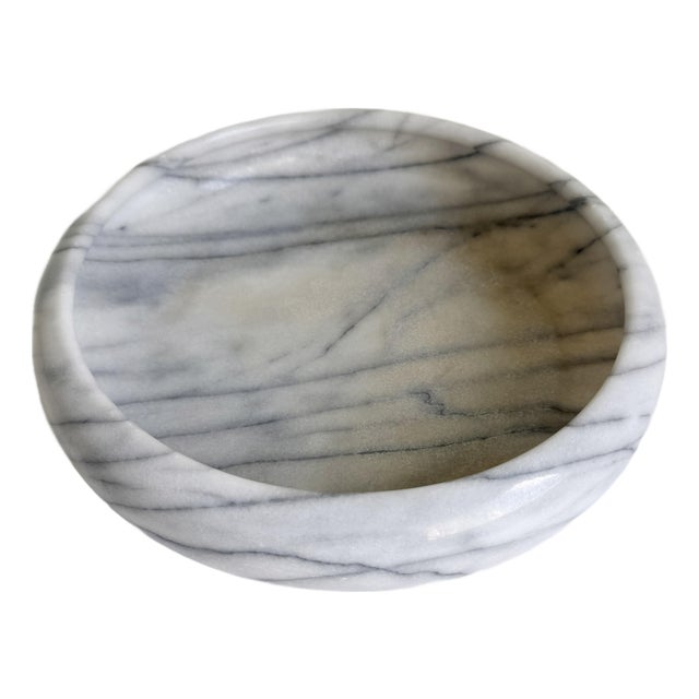 Vintage Marble Vide Poche Catchall Bowl For Sale