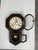 Octagonal Drop Wood Wall Clock, Antique For Sale - Image 4 of 12