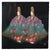Black 1980s Japanese Lacquer Painting Urushi Noh Dancers by Toshio Kusada For Sale - Image 8 of 10