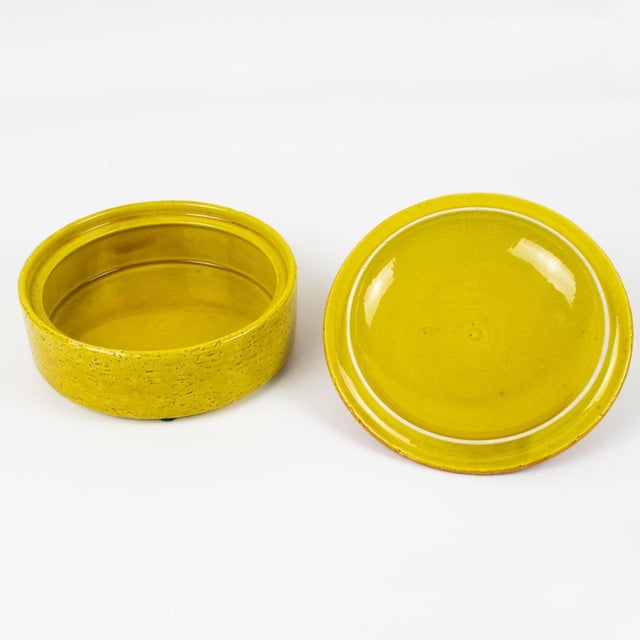 Bitossi for Rosenthal Netter Ceramic Box, Bowls Vide Poche, 3 pc, circa 1960 For Sale - Image 9 of 15