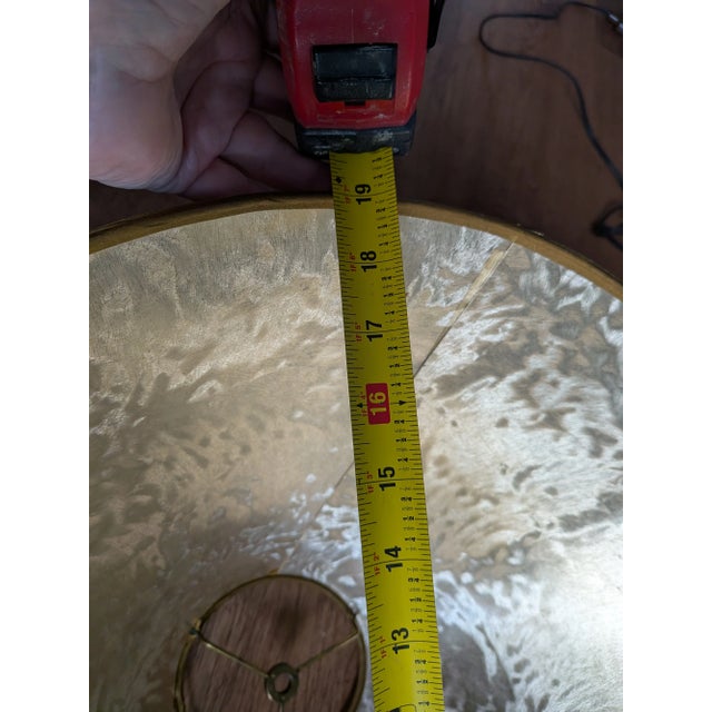 1970s 1970s Mid Century Sunset Cosco Lamp Grey Flaming Red For Sale - Image 5 of 12