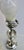 Silver Hawksworth, Eyre & Co Sterling Silver Candlestick Lamp Dated 1920 For Sale - Image 8 of 9