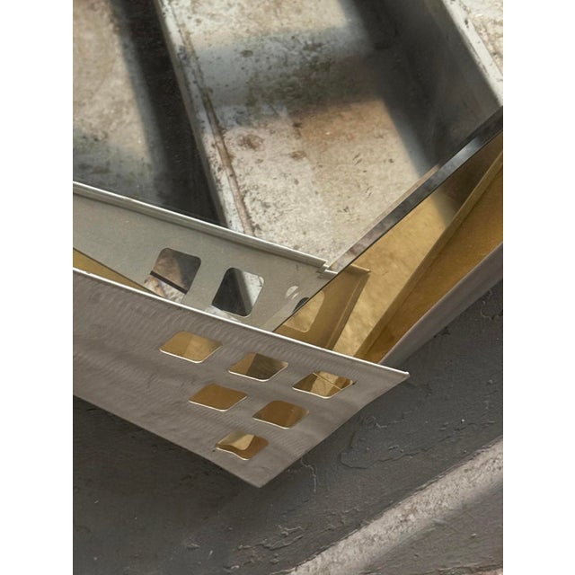 Post-Modern Geometric Diamond Shaped Mirror For Sale In New York - Image 6 of 6