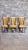 Mid-Century Dining Chairs in Gold Vinyl & Macassar by N.F.Ameublement, 1950s, Set of 6 For Sale - Image 4 of 12