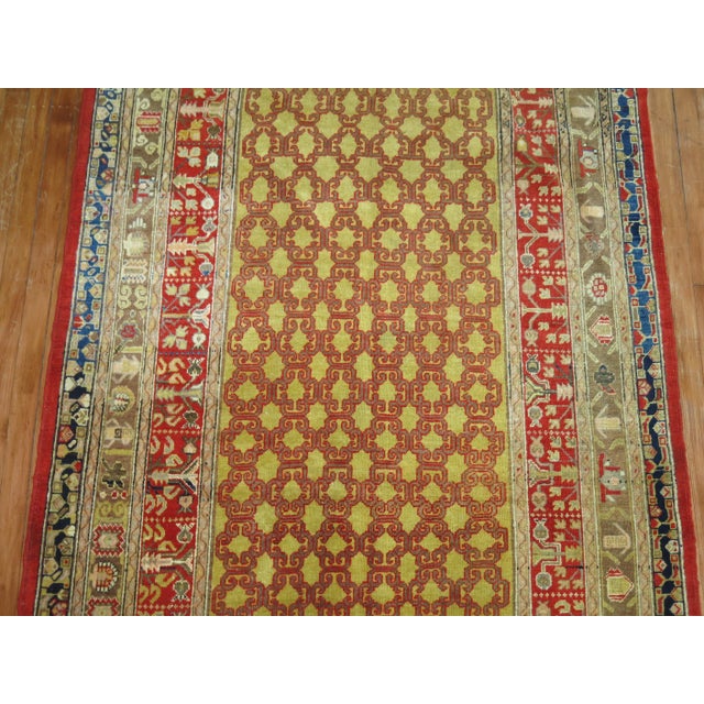 Late 20th Century Zabihi Collection Mid Century Samarkand East Turkestan Rug - 4'4" x 9'1" For Sale - Image 14 of 18