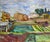 Aldo Natili, 1940s Italian Signed Fauve Style Landscape Oil on Canvas Painting, Oil on Canvas For Sale - Image 11 of 12