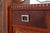 Art Deco Marquetry Cabinet with Wrought Iron Mirror Crest, Belgium, 1920s For Sale - Image 12 of 17