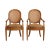 Kreiss Oval Cane Back Regency Style Armchairs - A Pair For Sale - Image 13 of 13