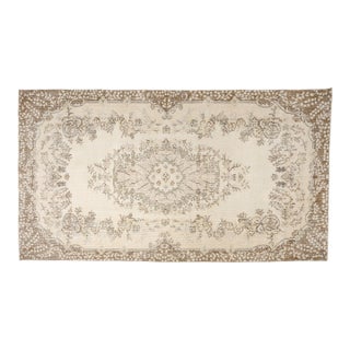 Mid 20th Century Neutral Modern Farmhouse Rug For Sale