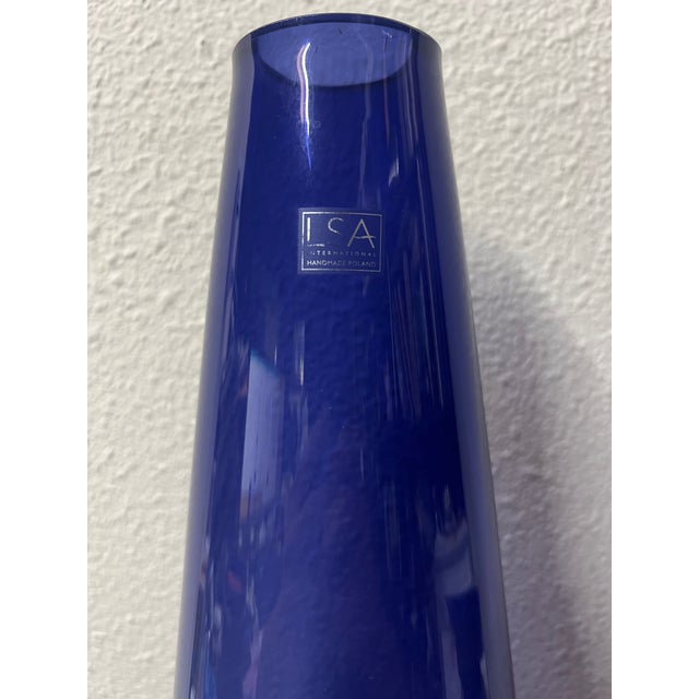 LSA International: Often Handcrafted in Poland or West Germany. This vase height is 19.5"