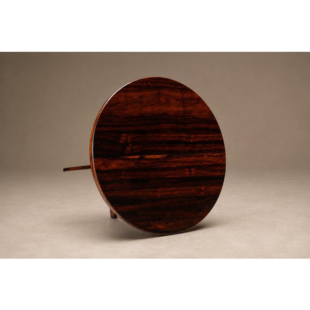 Brazilian Modern Rosewood Round Dining Table by Celina Decorações, 1960s For Sale - Image 16 of 16
