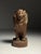 Brown Asian Carved Wood Lion Statue For Sale - Image 8 of 16