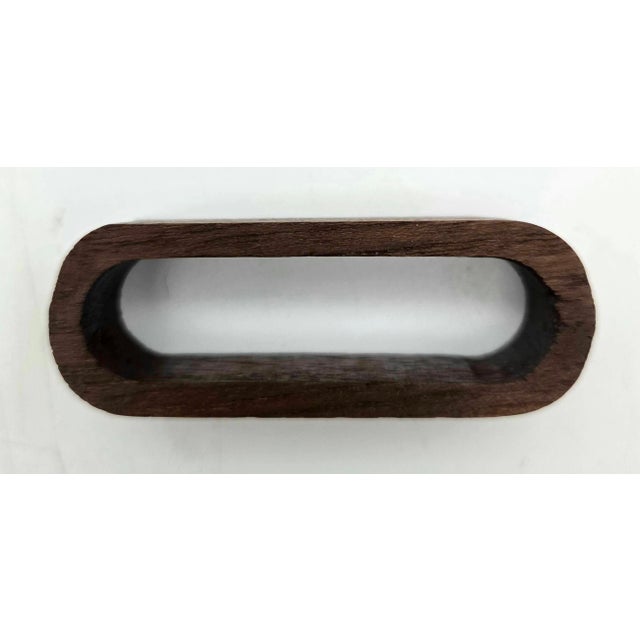 Dansk 1960s Danish Modern Teak Wood Napkin Rings, Set of 4 For Sale - Image 4 of 9