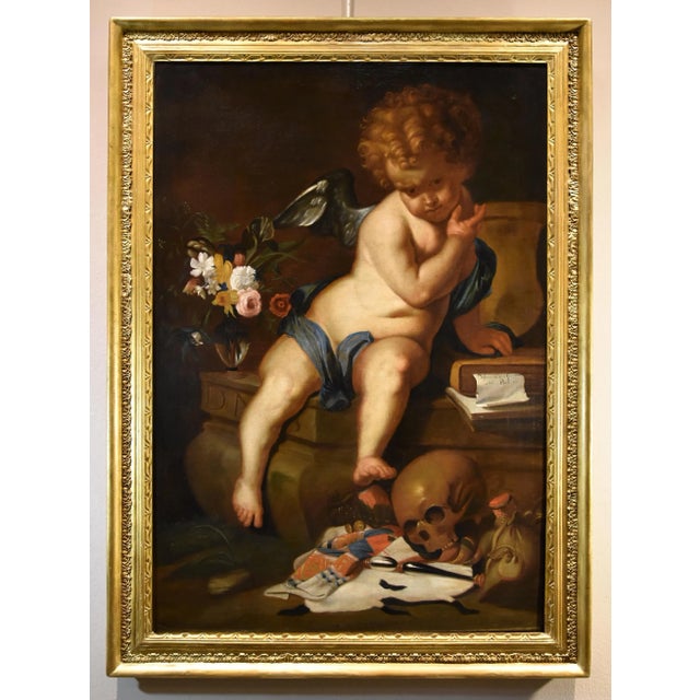 Erasmus Quellinus II, Allegory of Vanity and Youth, 1660, Oil on Canvas For Sale - Image 16 of 16