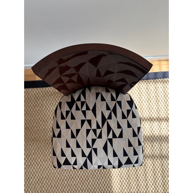 Set of Six Ralph Lauren “Modern Hollywood” Mahogany Dining Chairs For Sale - Image 11 of 16