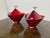 Postmodern Bohemia Crystal Lidded Geometric Bowls, Pair For Sale - Image 3 of 12