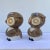 A pair of cutie pie owl salt and pepper shakers. These were made in South Korea. The colors are bright and vibrant. The...