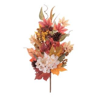Harvest Mixed Hydrangea Spray (Set of 2) For Sale